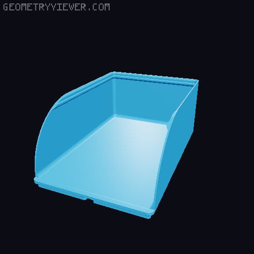 Gridfinity rouded bins collection all sizes 3D model thumbnail