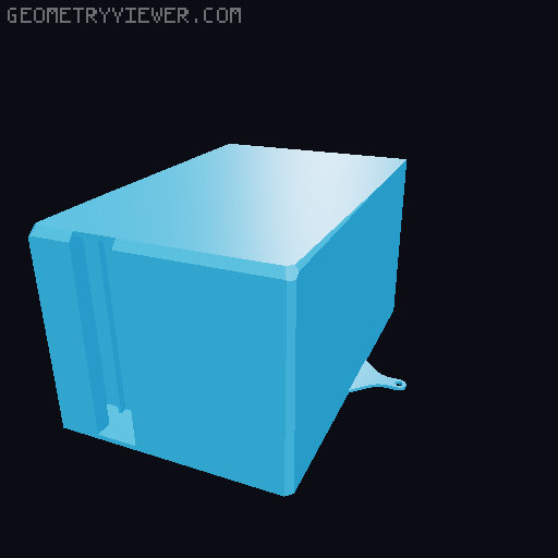Centauri Carbon HEPA + Active Carbon filter 3D model thumbnail