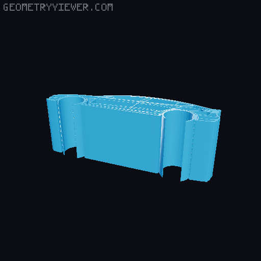 Car silhouettes! different models 3D model thumbnail
