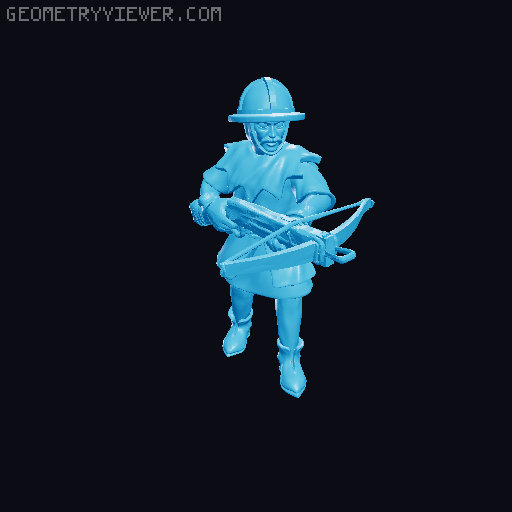 Crossbowmen - Models and Customizer Library 3D model thumbnail