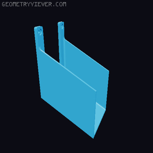 AD5X Poop Chute 3D model thumbnail