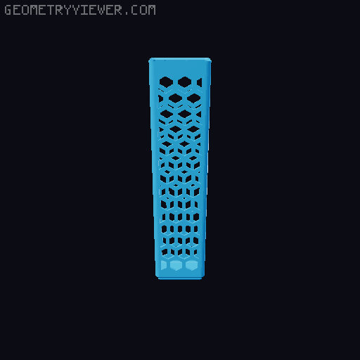 Gridfinity Hex Bins all sizes 3D model thumbnail
