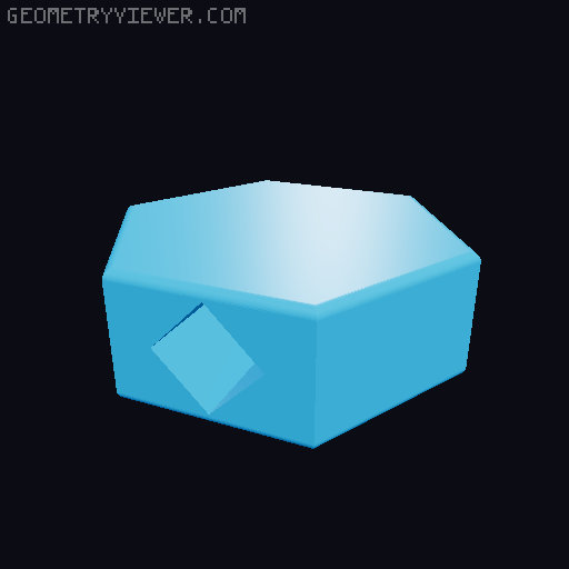 Modern Candle Holder 3D model thumbnail