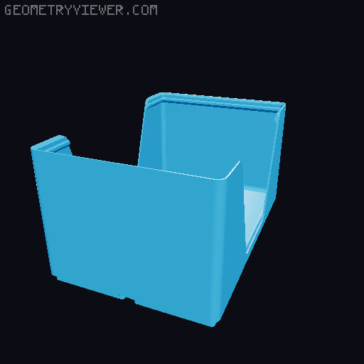 Gridfinity wall cutout collection 3D model thumbnail