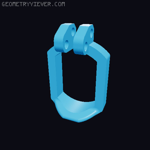 SodaStream Air Gun for 30mm neck 3D model thumbnail