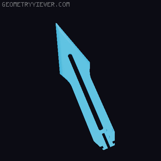 Klingon D'k tahg Knife - Star Trek 3D model thumbnail