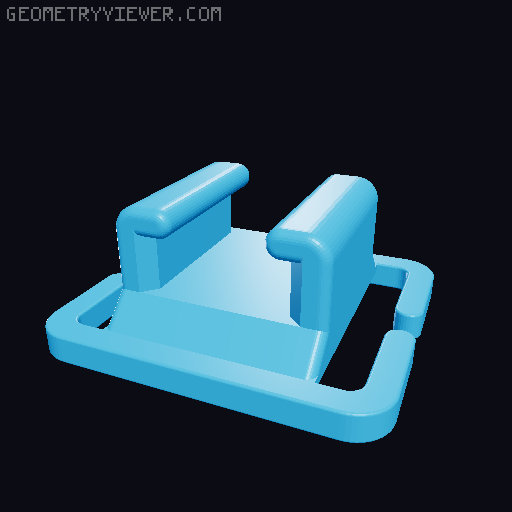 QUICK-CLIP system carabiner for a backpack 3D model thumbnail