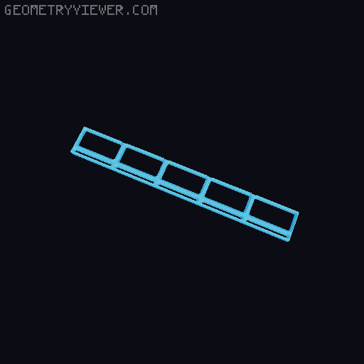 Gridfinity Clip Base - Half Grid Spacers 3D model thumbnail