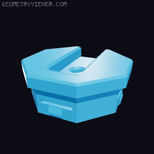 Multiboard insert for hooks 3D model thumbnail