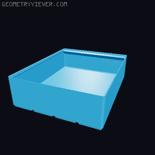 Gridfinity cups height 8 (60mm) collection 3D model thumbnail