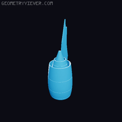 Airbus A380 - 1:200 3D model thumbnail