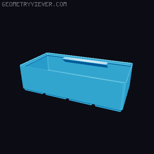 Gridfinity cups height 6 (46mm) collection 3D model thumbnail