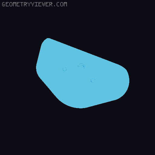 Remixed battery powered cloud lamp 3D model thumbnail
