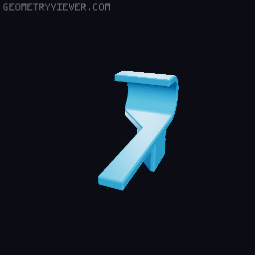 Bambu Lab P1P / P1S Tool Head Cover Hanger 3D model thumbnail
