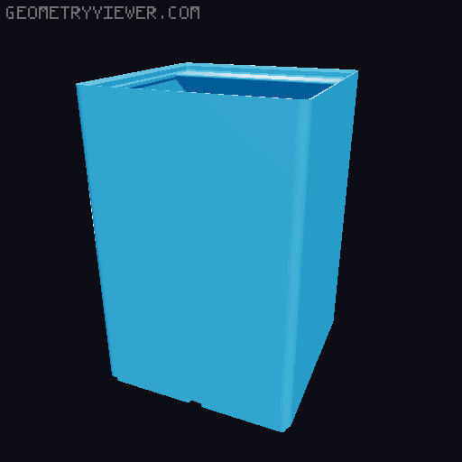 Gridfinity cups height 18 (130mm) collection 3D model thumbnail