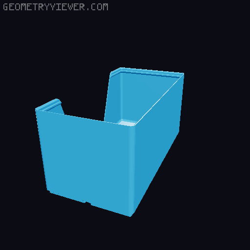 Gridfinity wall cutout collection 3D model thumbnail