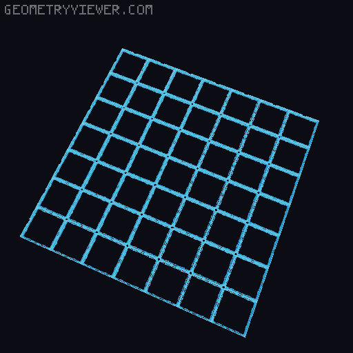 CLCKbase with Screw Holes, Sizes up to 9x9, Gridfinity Baseplate 3D model thumbnail