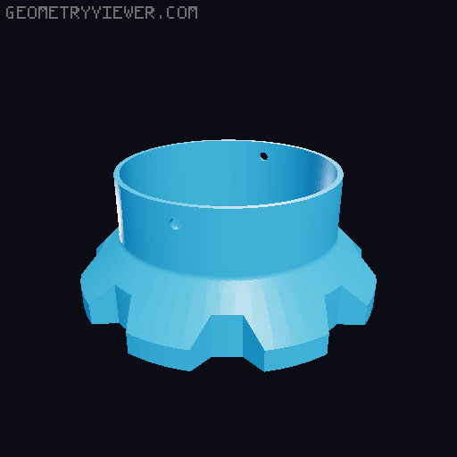 Unisex magnetic dust collection 3D model thumbnail