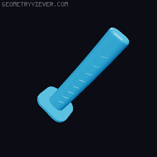 Katana pen 3D model thumbnail