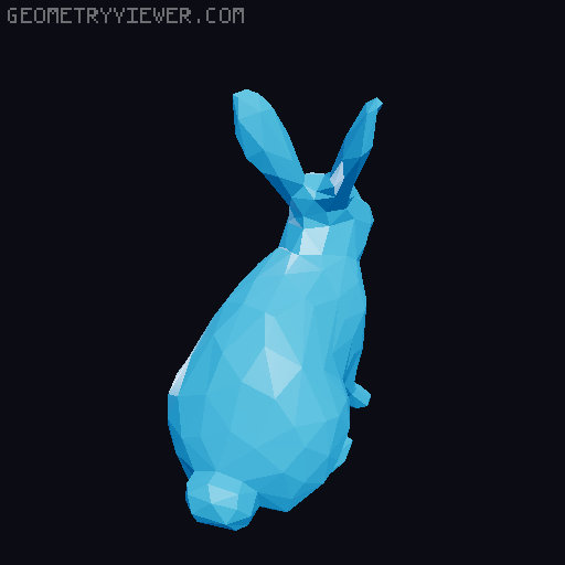 Low Poly Easter Bunnies 3D model thumbnail