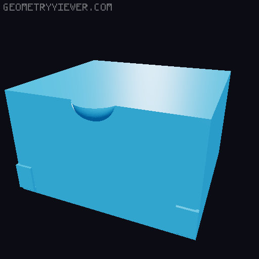 Remix modular drawer for electronic components 3D model thumbnail