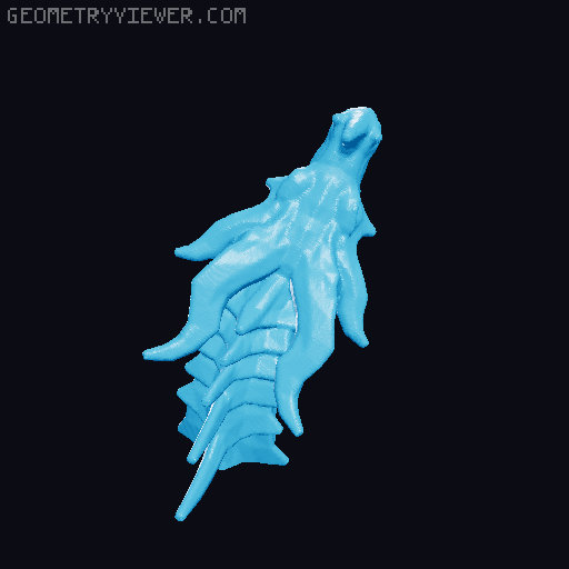 Skyrim Frost Dragon 3D model thumbnail