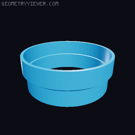 Blast Gate Ball Valve with flange and stop 3D model thumbnail