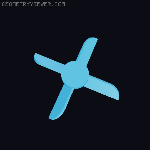 Benchy Helicopter 3D model thumbnail
