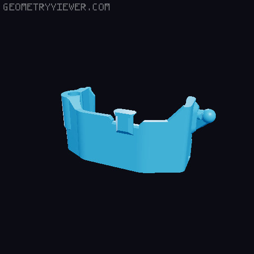 One-handed DualSense 3D model thumbnail