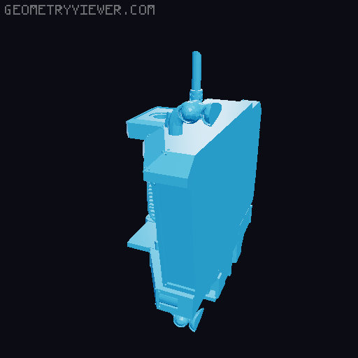 40mm farming mech body 3D model thumbnail