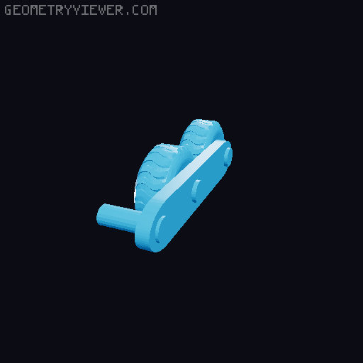40mm attachments 3D model thumbnail