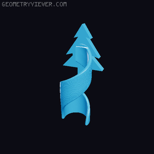 Christmas Wineglass Marker 3D model thumbnail