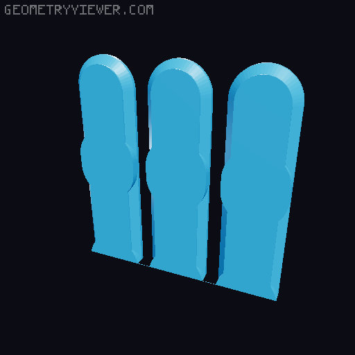 MultiConnect Slot Dies 3D model thumbnail