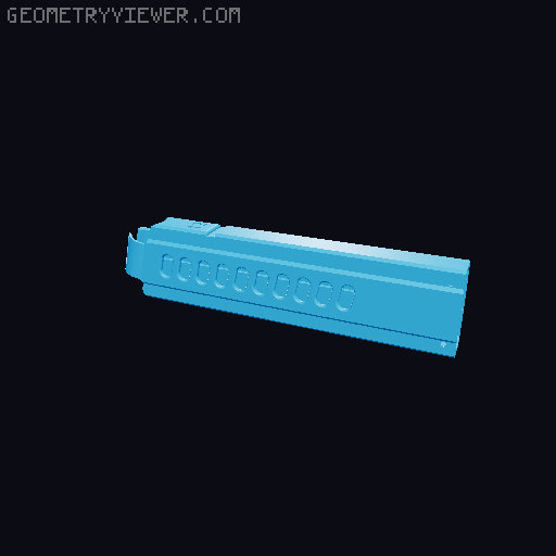 Angled Talon mag 3D model thumbnail