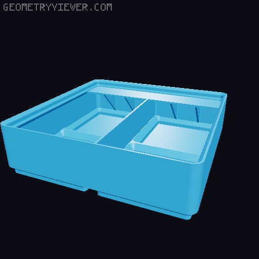 Gridfinity Ultra Light Bins - Divider Label Edition 3D model thumbnail