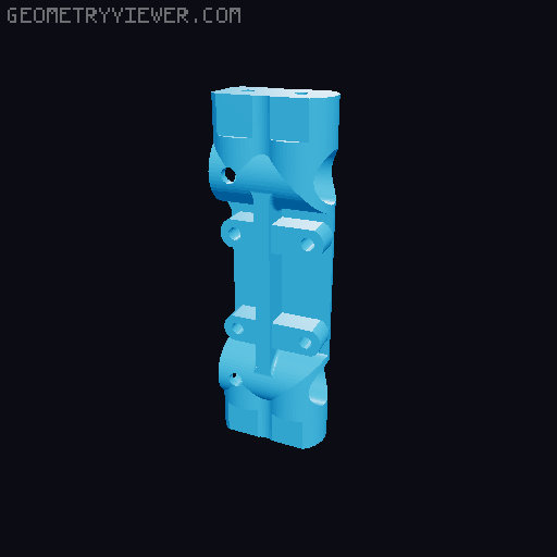 REDCAT Gen 8 Bumper Bracket 3D model thumbnail