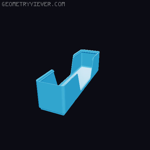 Gridfinity wall cutout collection 3D model thumbnail