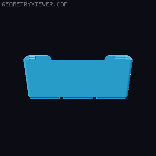 Gridfinity wall cutout collection 3D model thumbnail