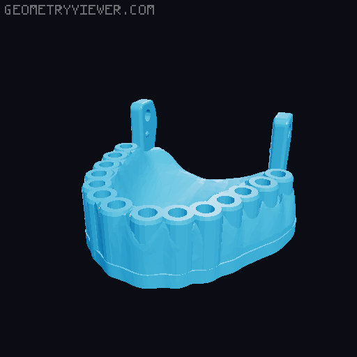 Denture Nozzle Holder 3D model thumbnail