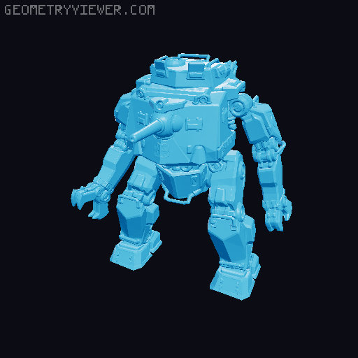 pANTHER MECH 3D model thumbnail