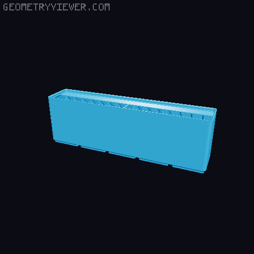 Gridfinity Ultra Light Bins - Divider Label Edition 3D model thumbnail