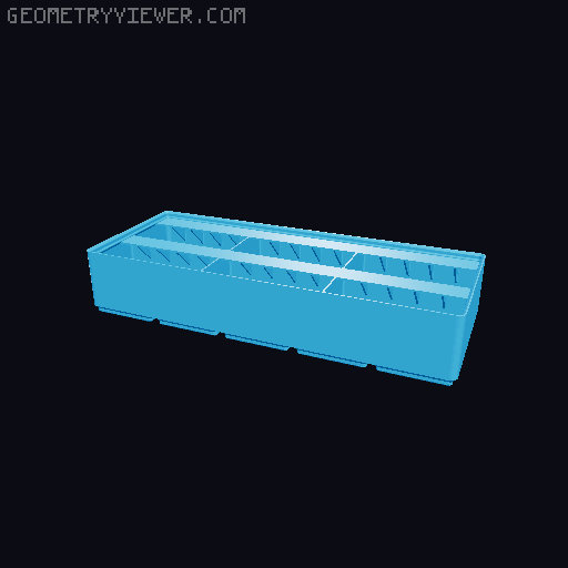 Gridfinity Ultra Light Bins - Divider Label Edition 3D model thumbnail