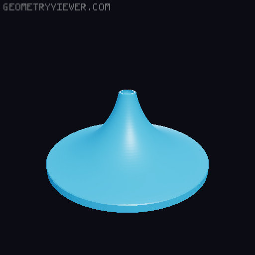 Spinning Top Balanced 3D model thumbnail