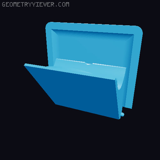 Cat key hook 3D model thumbnail