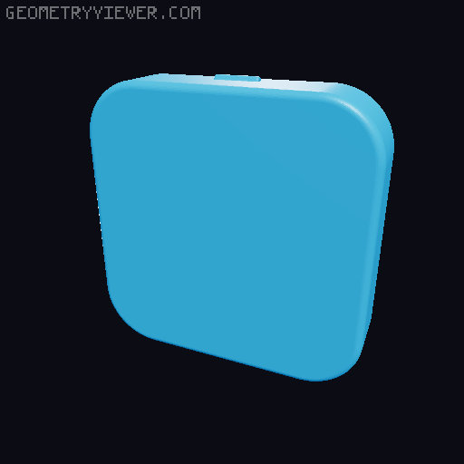 Reibetellerbox 127mm V1 3D model thumbnail