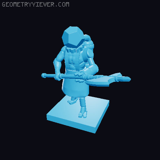 Fantasy - Strange Cultists (enhanced) 3D model thumbnail