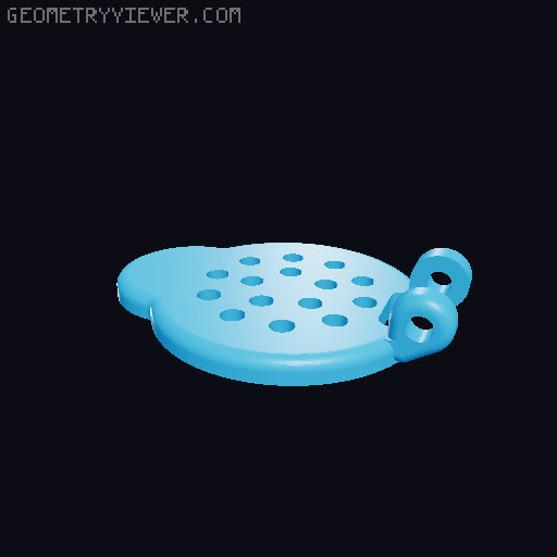 dollatree airbrush top 3D model thumbnail