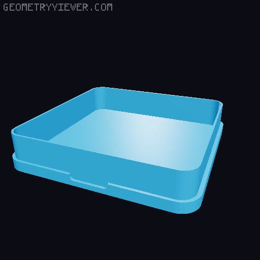 Retro Style Desk Clock 3D model thumbnail