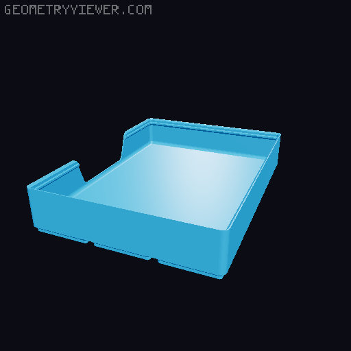 Gridfinity wall cutout collection 3D model thumbnail