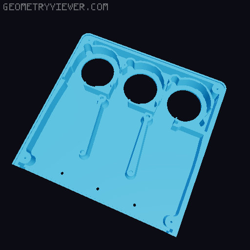 Flashforge AD5M фильтр угольный 3D model thumbnail